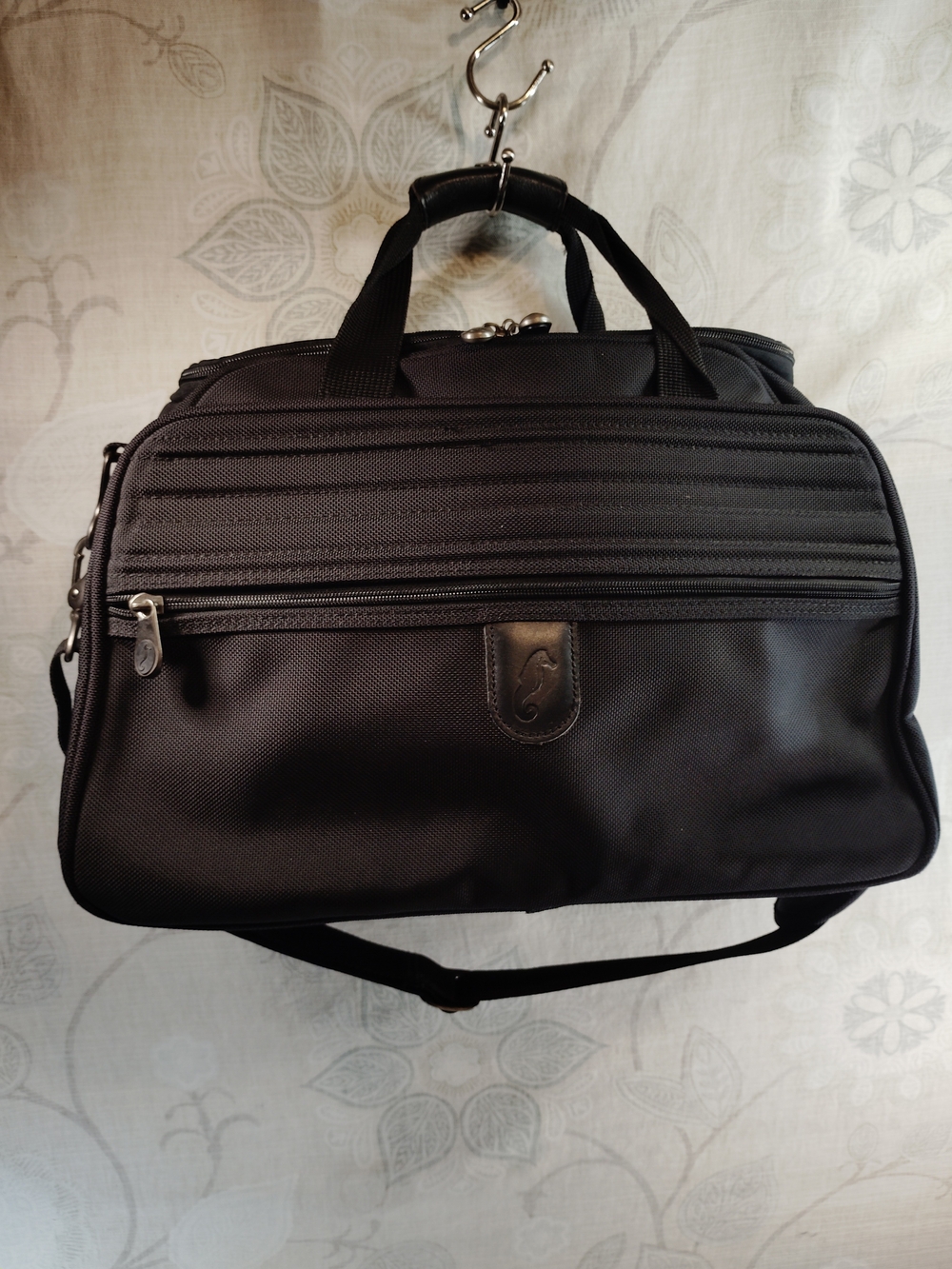 Atlantic Black Durable Weekender Travel/Carry-on /Crossbody Duffle Bag